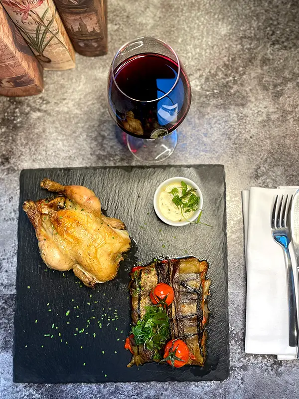 Le boudoir Montpelliérain restaurant - plats